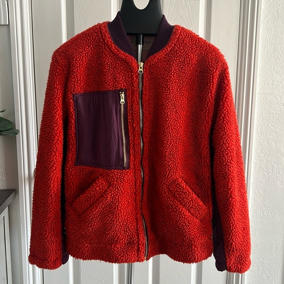 Free People Jackets & Blazers - Free People Rivington Sherpa Bomber jacket size XS